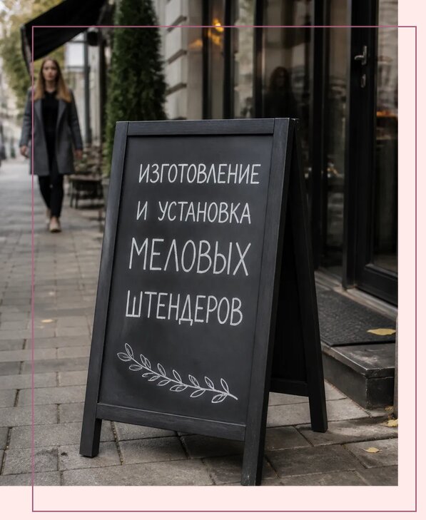 Меловые штендеры в Томске по цене от 7103 р. | Аванза-Тмс